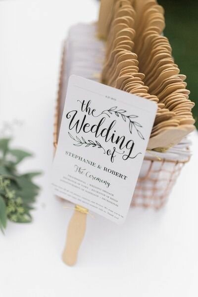 Éventail pour mariage