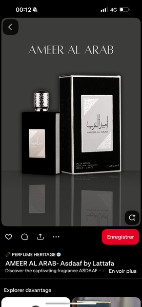 Parfum AMEER AL ARAB Asdaaf