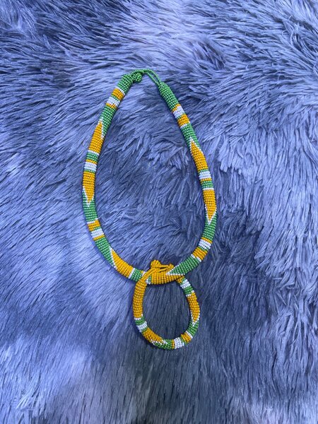 Collier ethnique perlé coloré