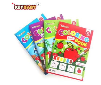 Keybaby 4 In 1 Colouring Bumper