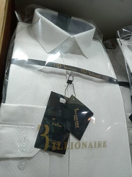 Self fabric softness and cotton shirt