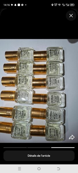 Parfum Musc Dubaï 5ml