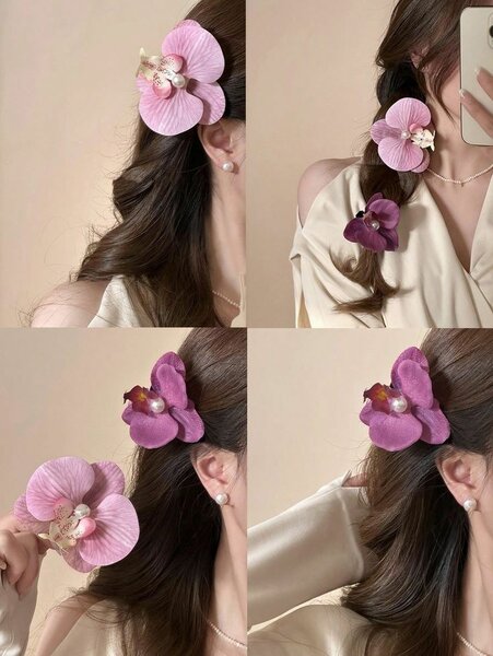 Barrette fleur