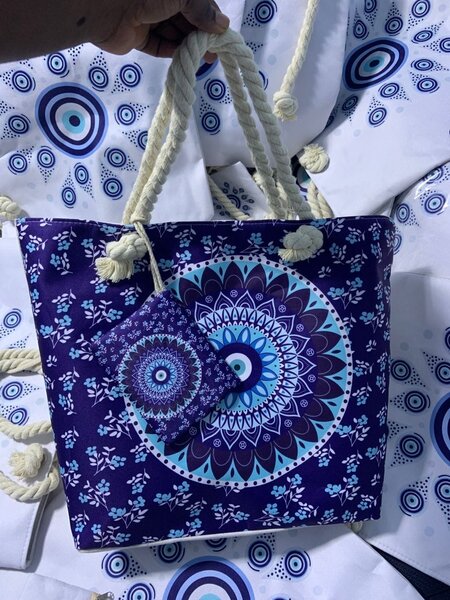 Sac fourre-tout à motifs élégants