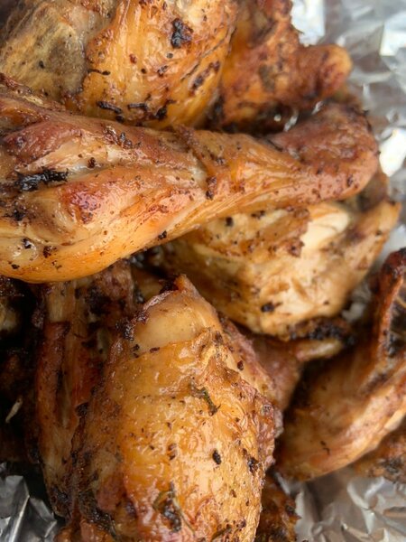 (1)Poulet avec alloco