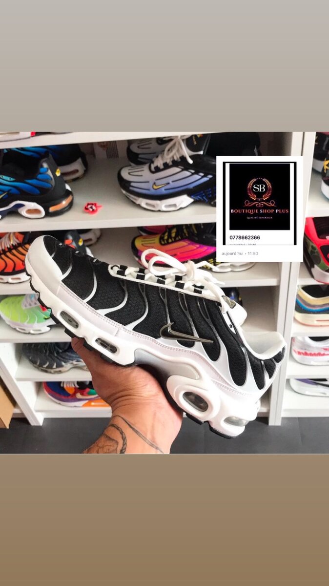 Basket Nike tn authentique avec sa boîte