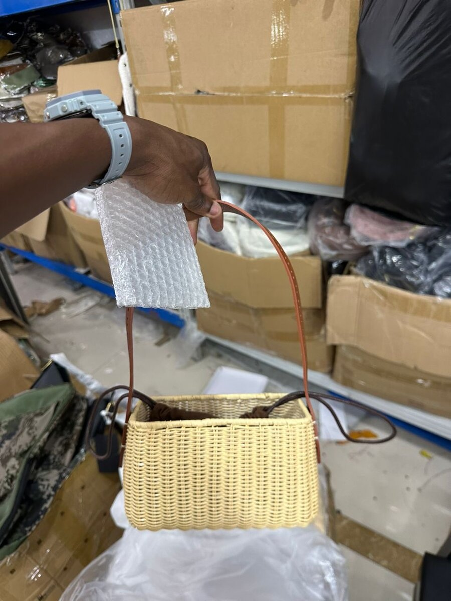 Sac à main en rotin élégant