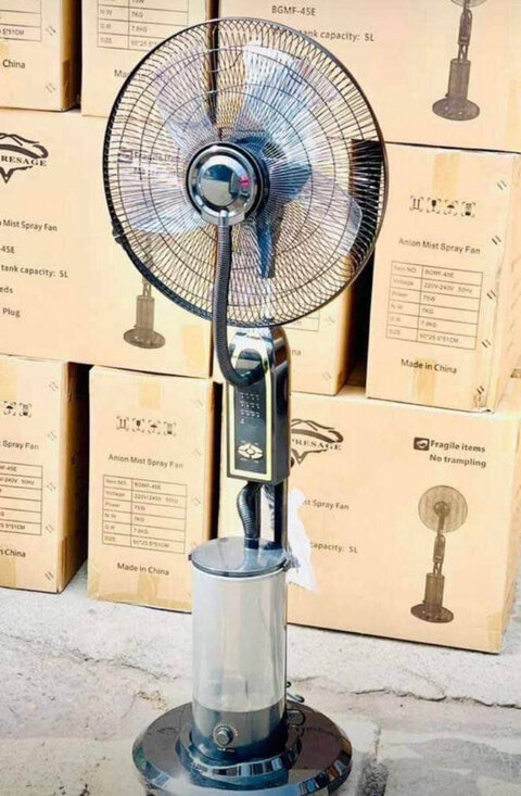 Ventilateur à eau rechargeable