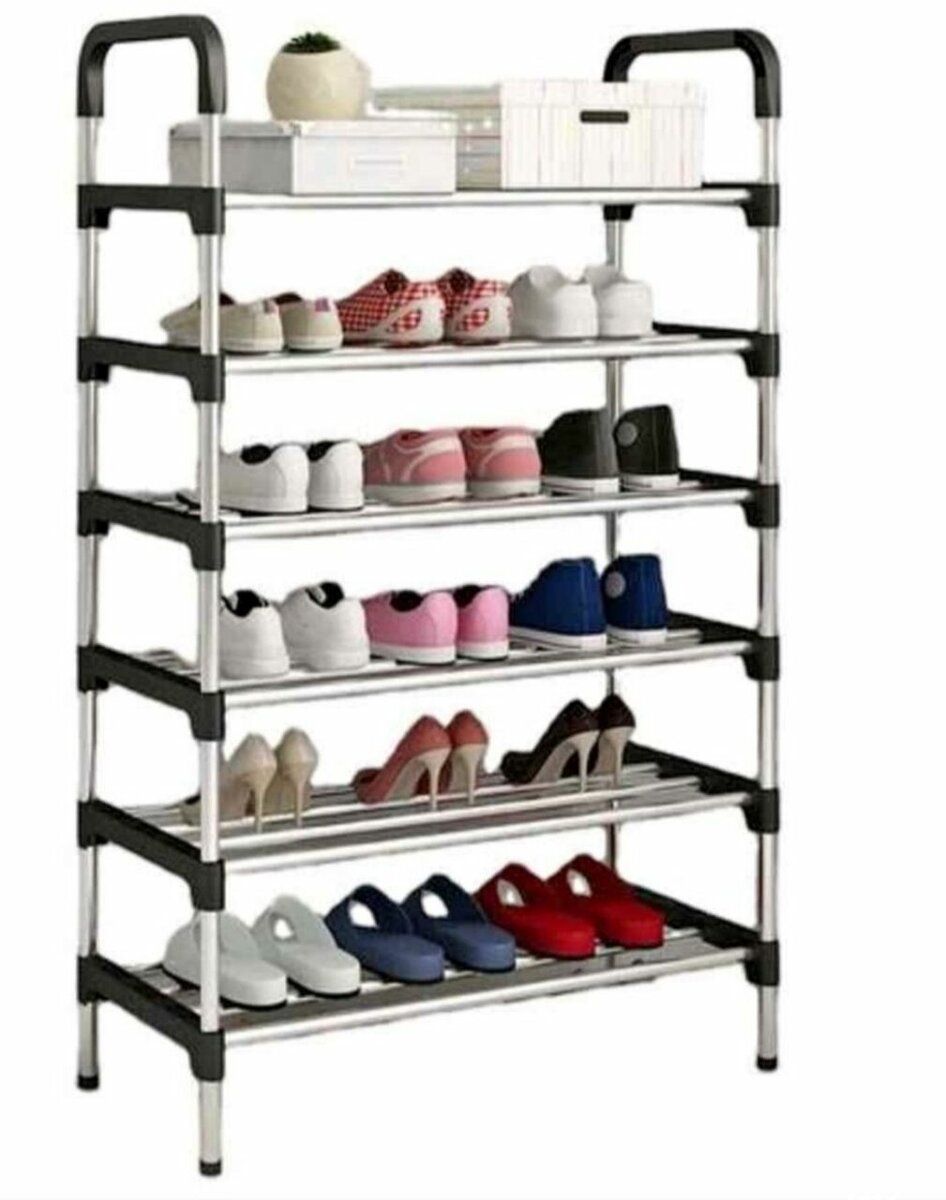 Étagère de chaussure 6 niveaux