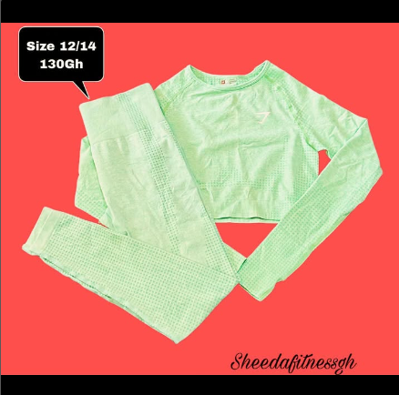 top and leggings green