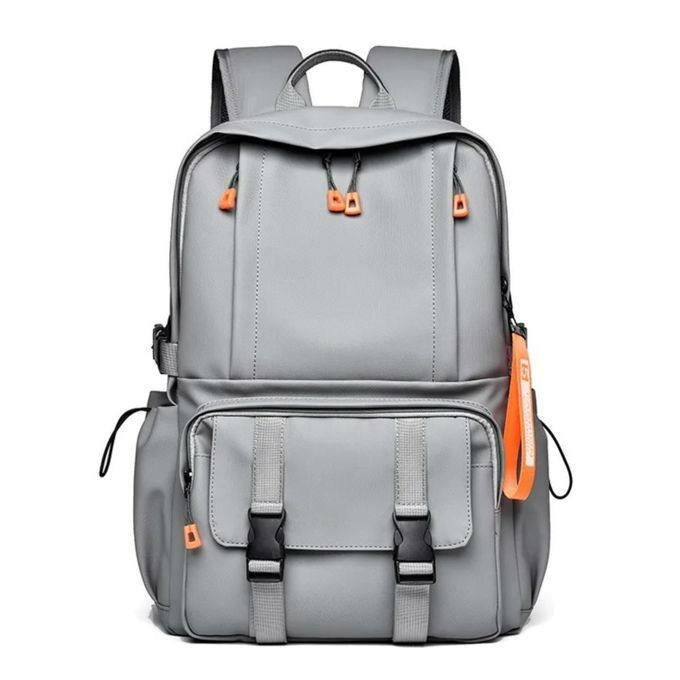 Sac à dos simili cuir résistant à l'eau unisexe