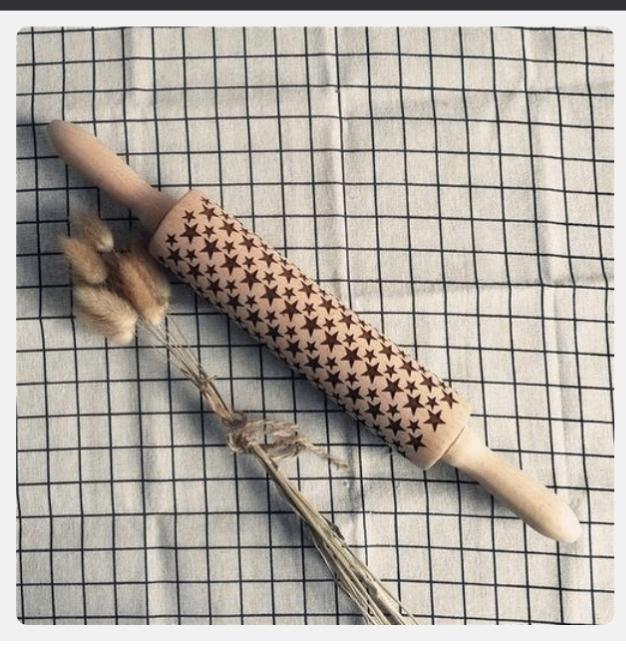 Rouleau à pâtisserie décoratif