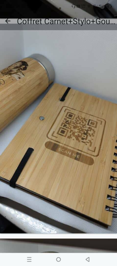 Carnet+stylo+gourde+porte clé