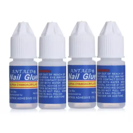 Nail Glue For Nail Art And Nail Decoration (4 pieces)