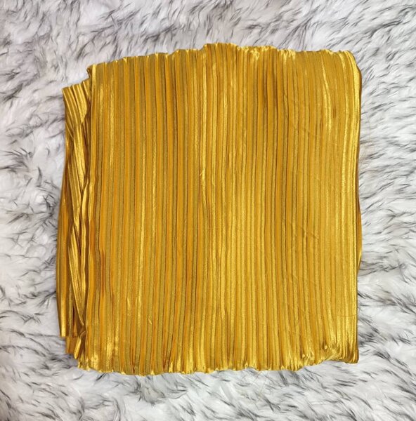 Tissu plissé en satin 3m