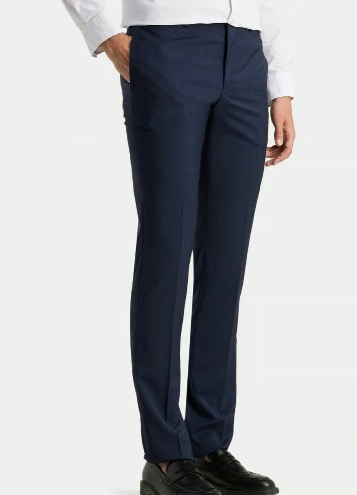 Tissu pantalon Slim Homme bleu