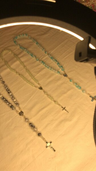 Chapelet coloré artisanal