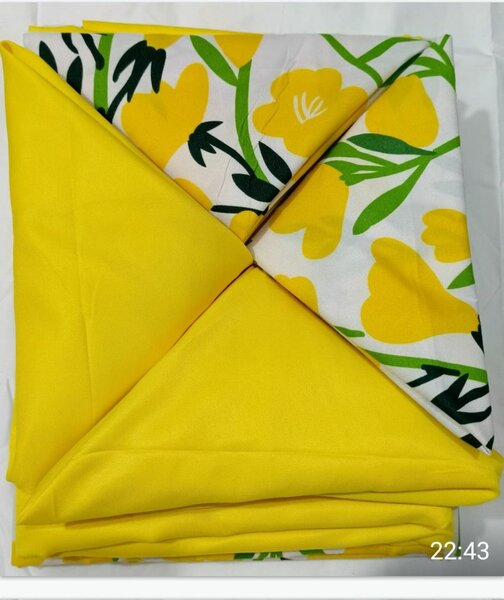 Ensemble de literie fleuri jaune