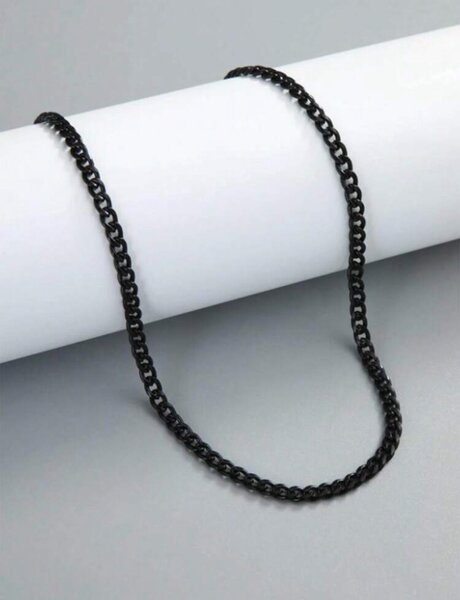 Black Fadeless Cuban Necklace