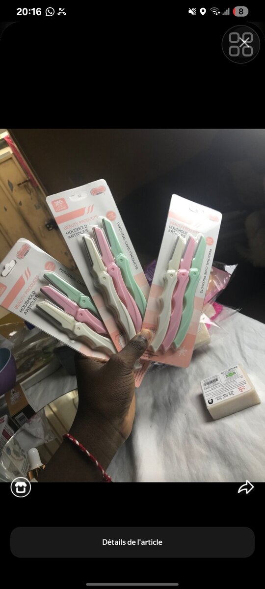 Rasoirs à sourcils multipack