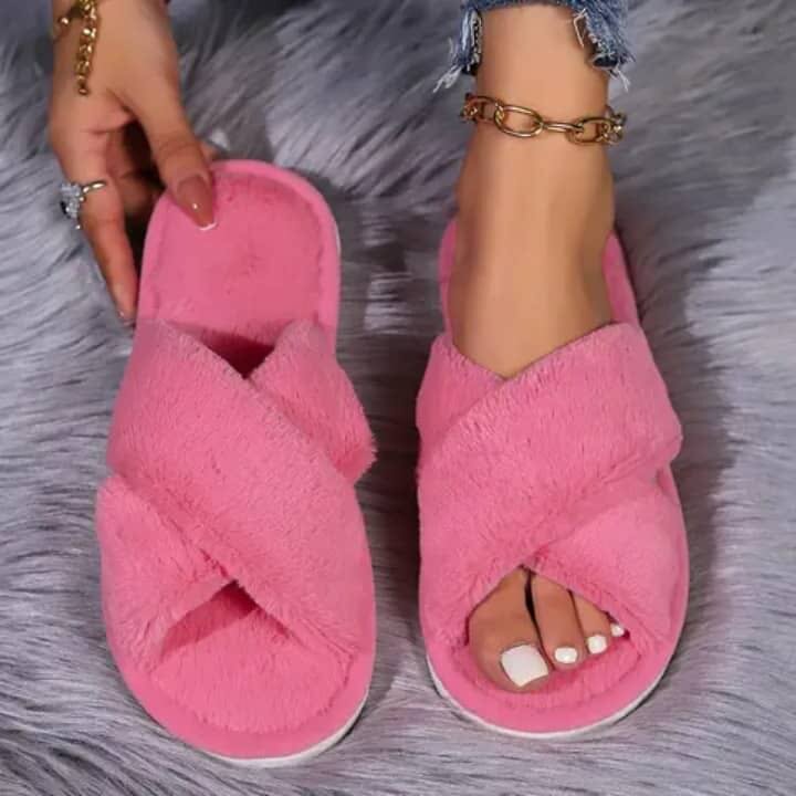 Chaussons Doux en Peluche