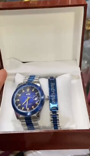 Montre Rolex, bracelet personnalisée