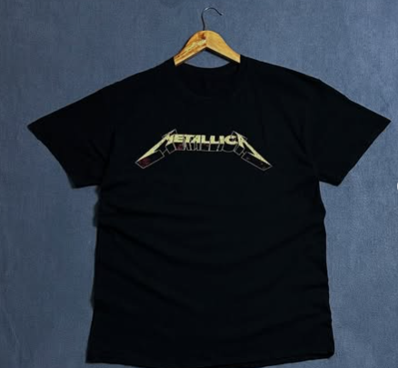 METALICA rock band Metal Up Your A*s t shirt size: L