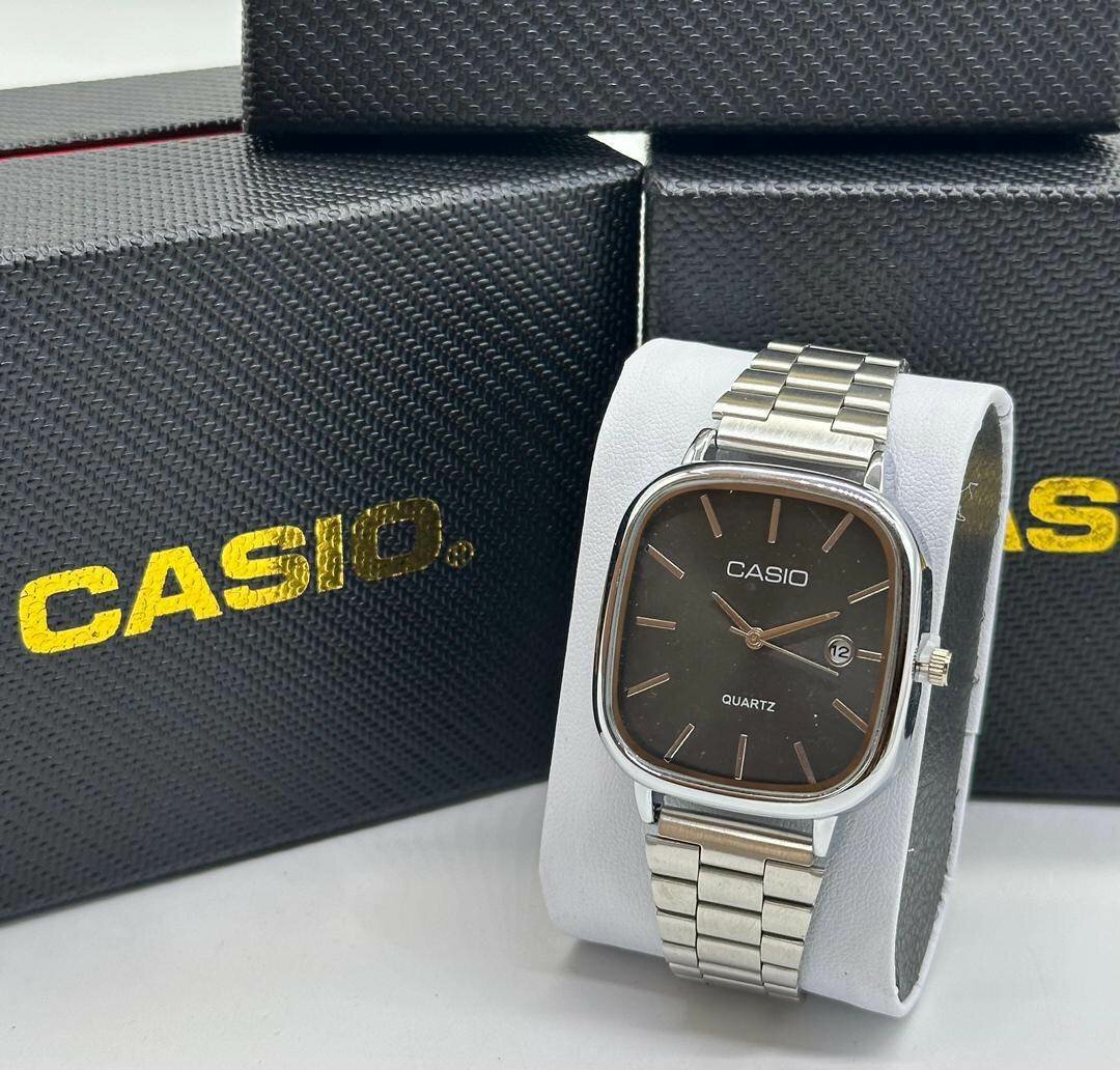 Stainless Steel Casio Quartz Wrist Watch