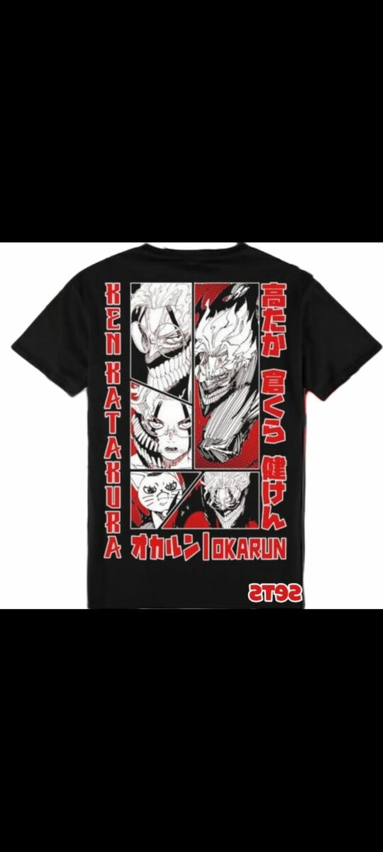 Tee shirt chibi closets x dandadan