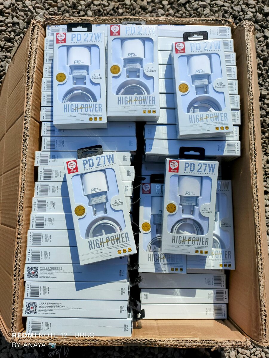 PD-27w C-C  & C-IPHONE Fast Charger For Iphone & Android