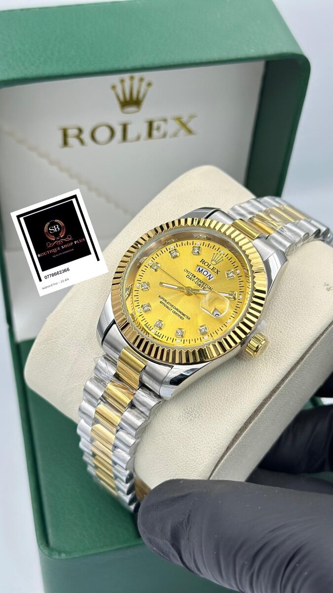Montre Rolex Classique Bicolore