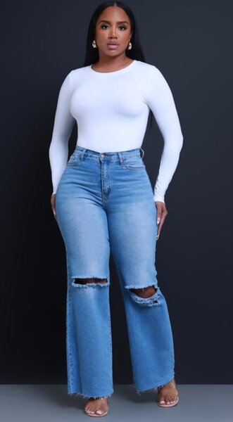 Ladies jeans available now