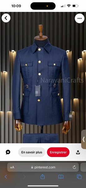 Costume élégant pour homme