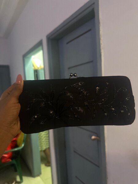 Pochette de soirée noire