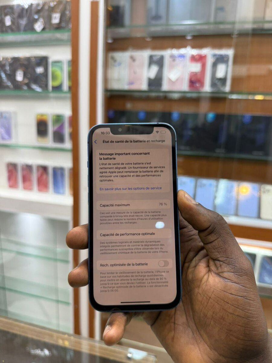 13simple 128g  écran changer