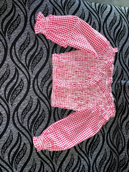 Chemisier Vichy Fille Élégant