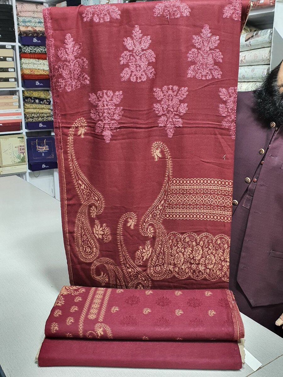 Woolen pashmina suit