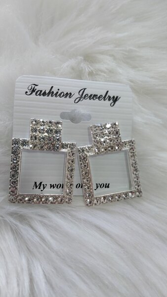 Rhinestone earrings