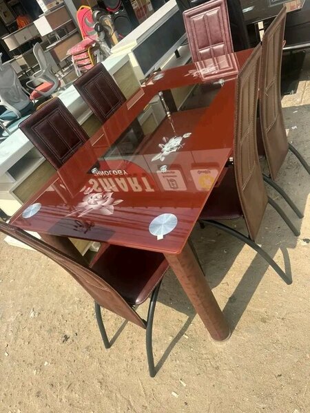 Table à manger moderne 6 places