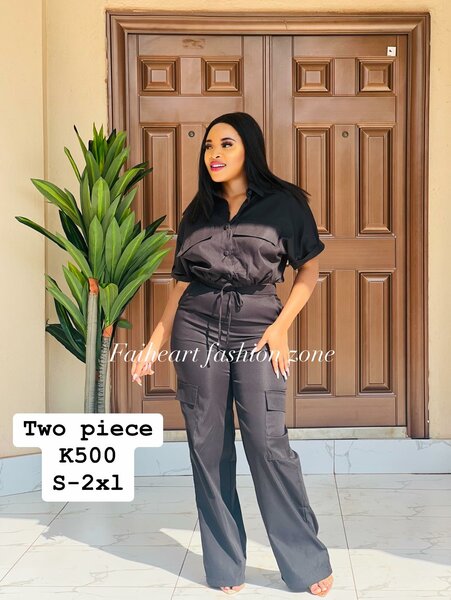 Women's set is black, short-arm shirt and pants Sizes: S,M,L,XL,2XL