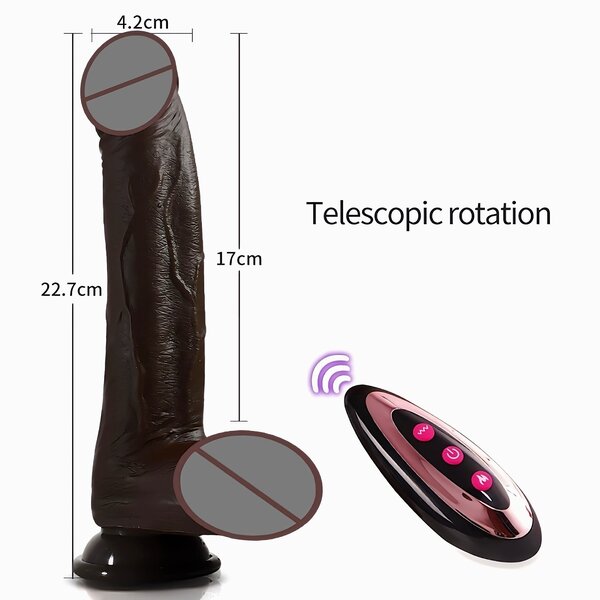 Telescopic Dildo with remote