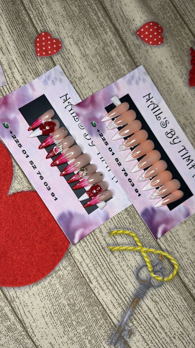 Ongles Press-Ons Fantaisie