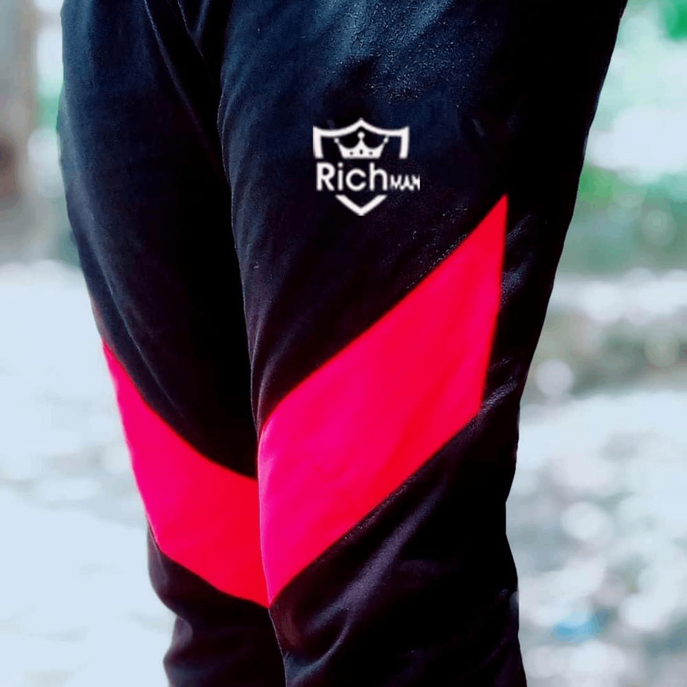 2 pcs men's stiched polyester Printed tracksuit