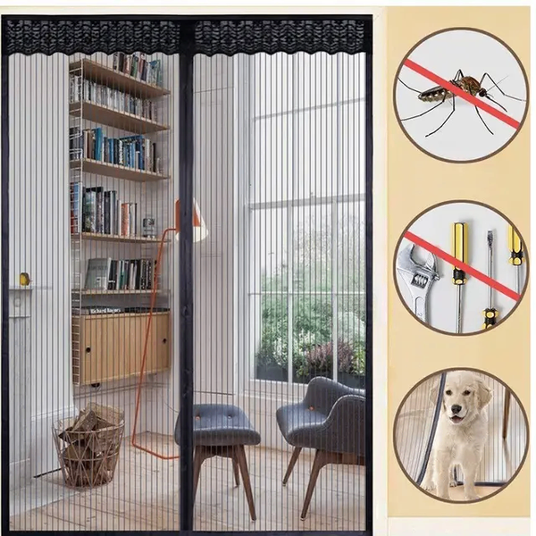 Rideaux aimantés anti-moustique