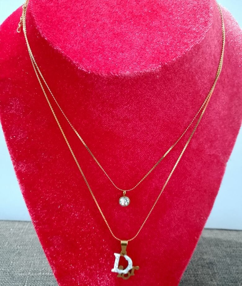 Collier à deux rangs élégant