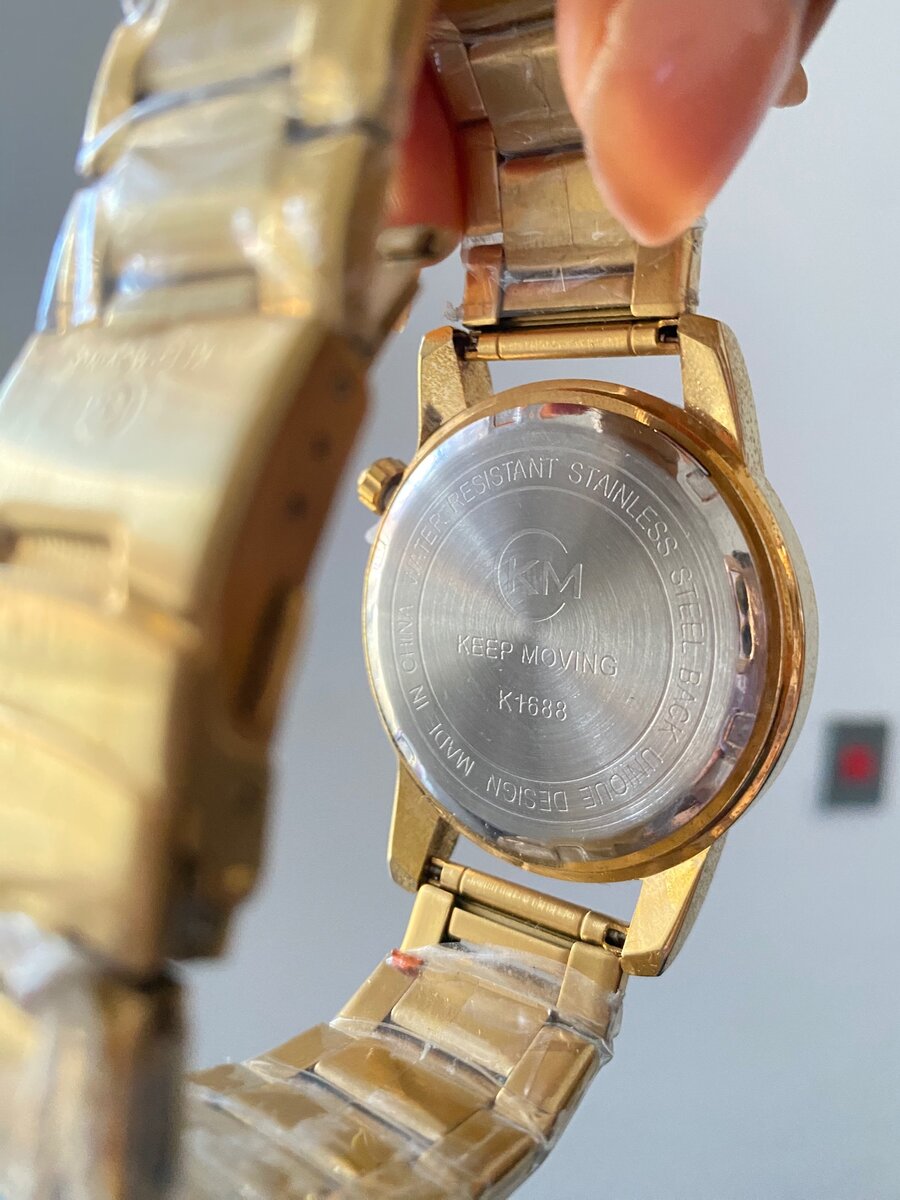 Keep Moving Wrist watch