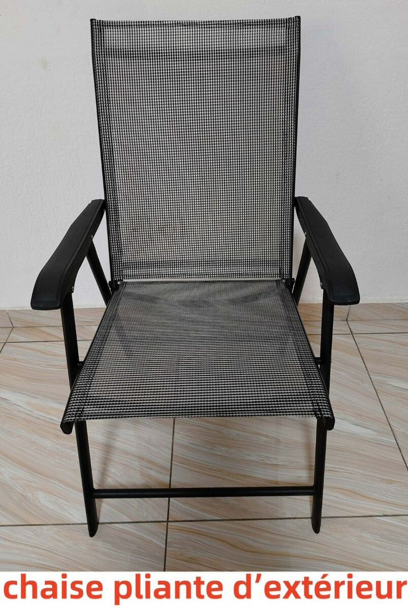 Chaise pliante extérieure