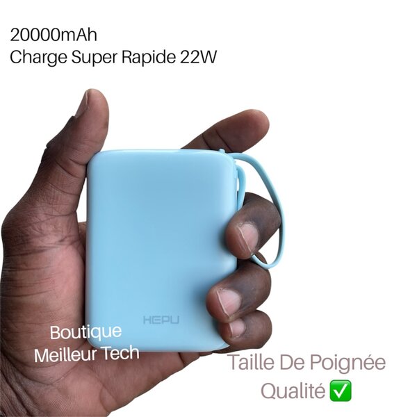 Power Bank 20000mAh 22W Rapide