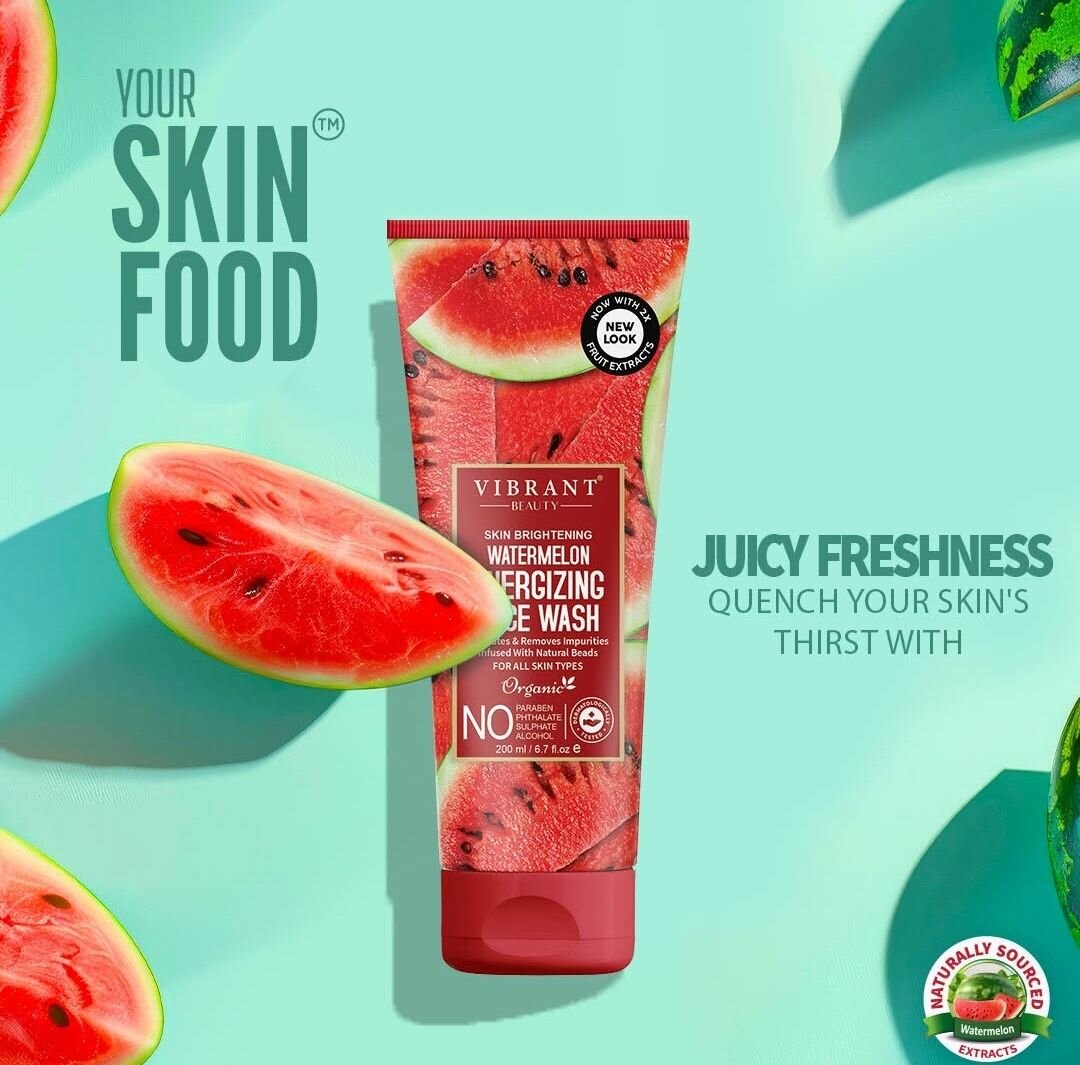 Face wash Vibrant Beauty Brightening Watermelon Energizing