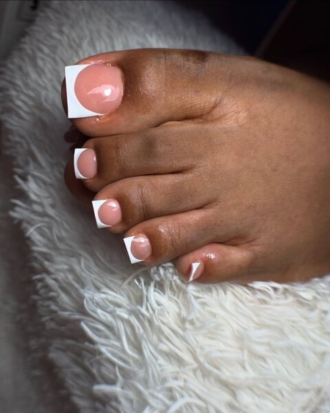 Vernis à ongles pédicure élégante